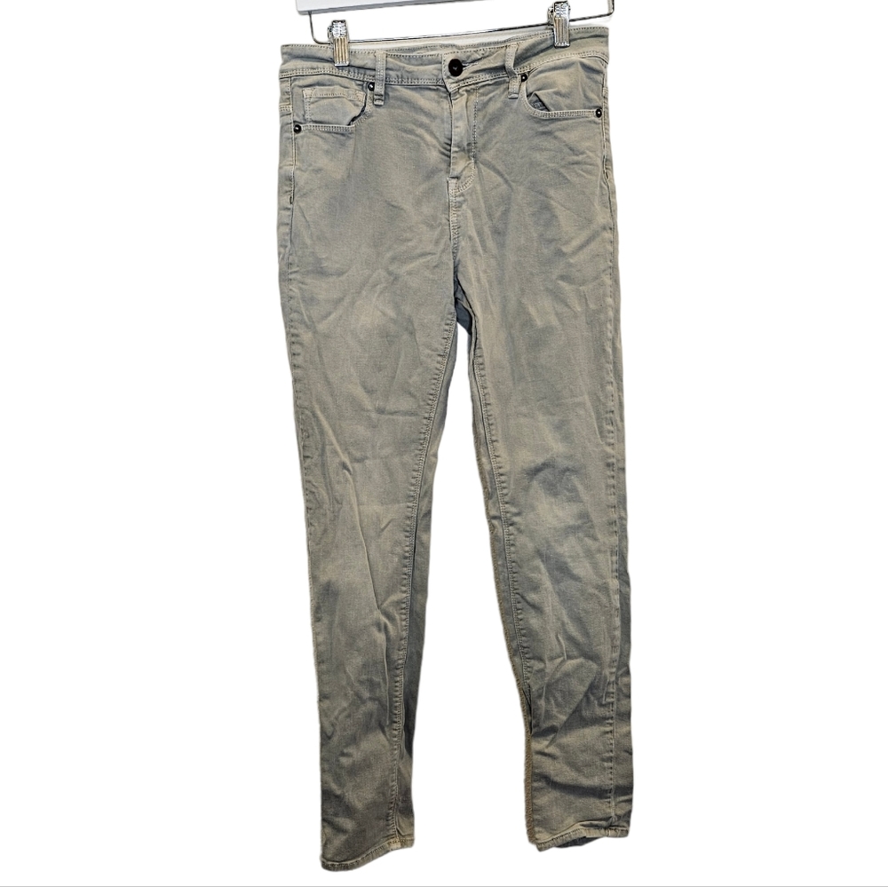 Bullhead Denim High Rise Skinny Jeans Green